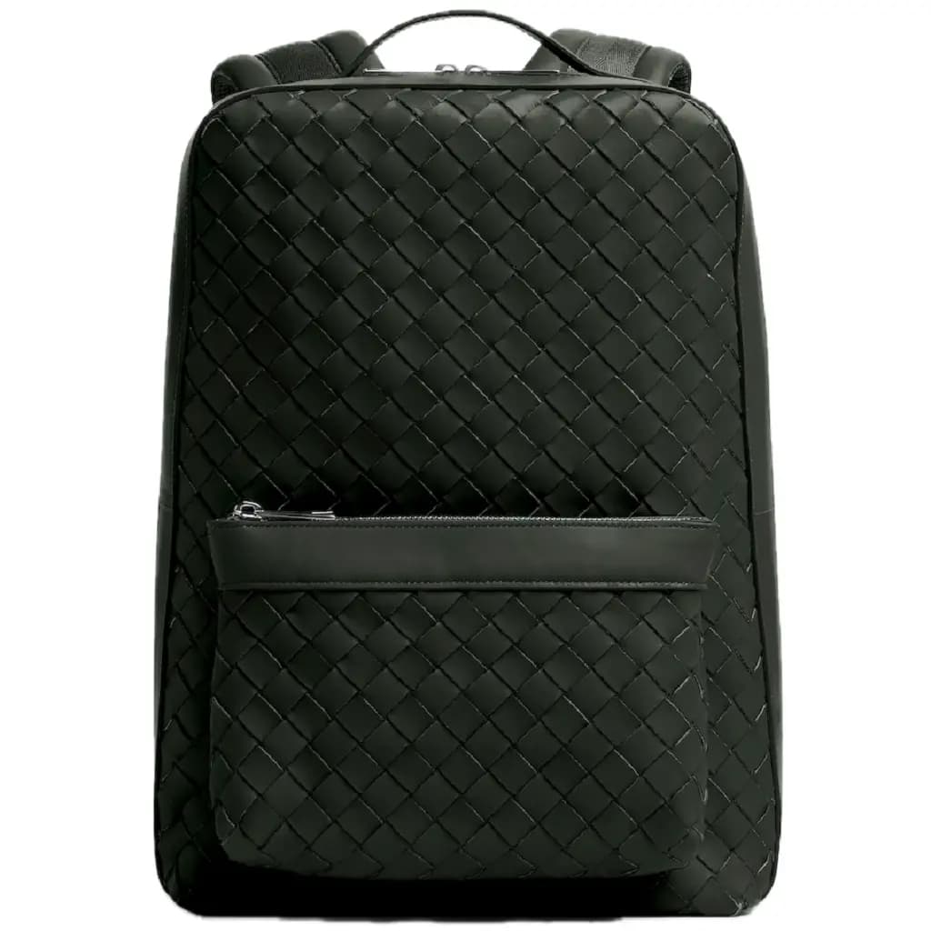 Balo Bottega Veneta Intrecciato 'Dark Green' 710062V2E433009