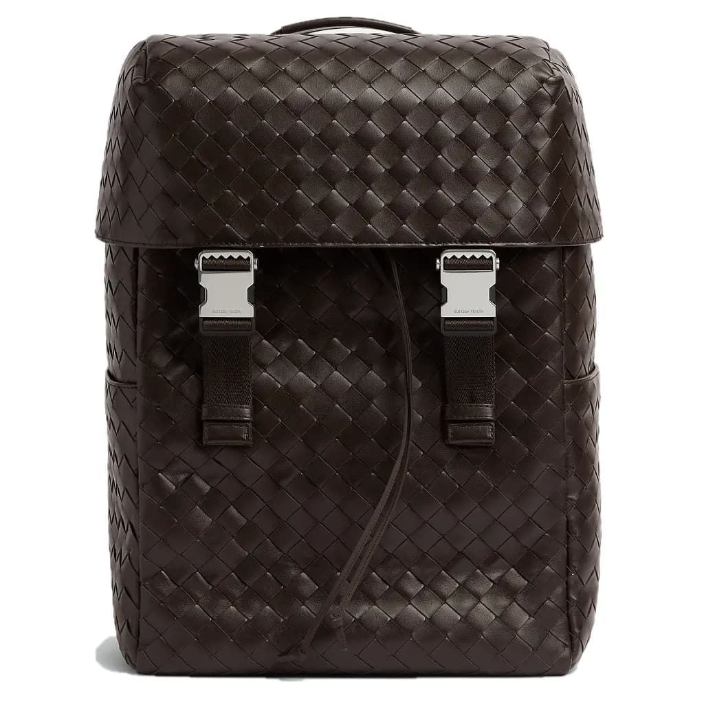 Balo Bottega Veneta Intrecciato Flap 'Fondant' 766580V2HL22145