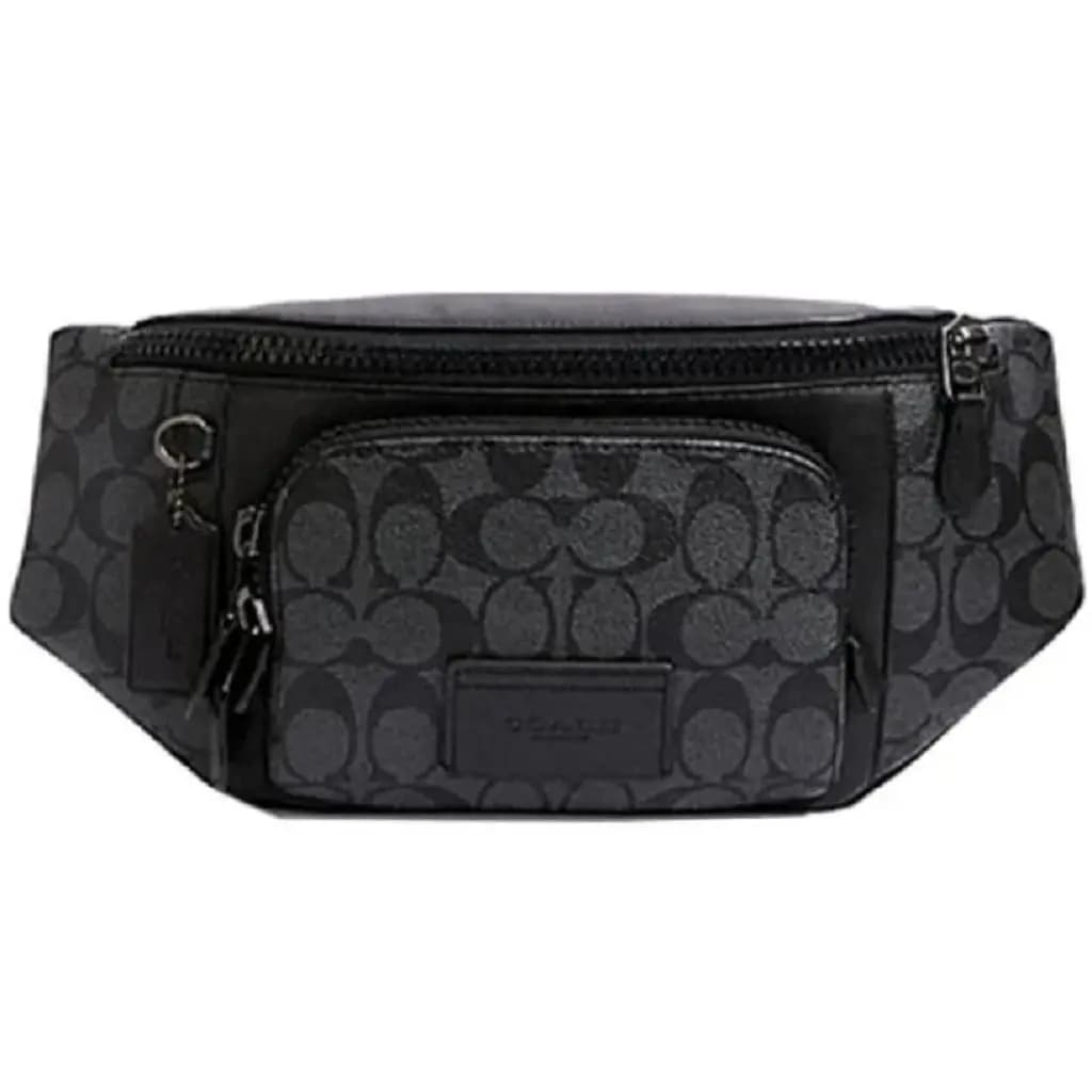 Túi Coach Track Belt 'Black' C3765-QBMI5