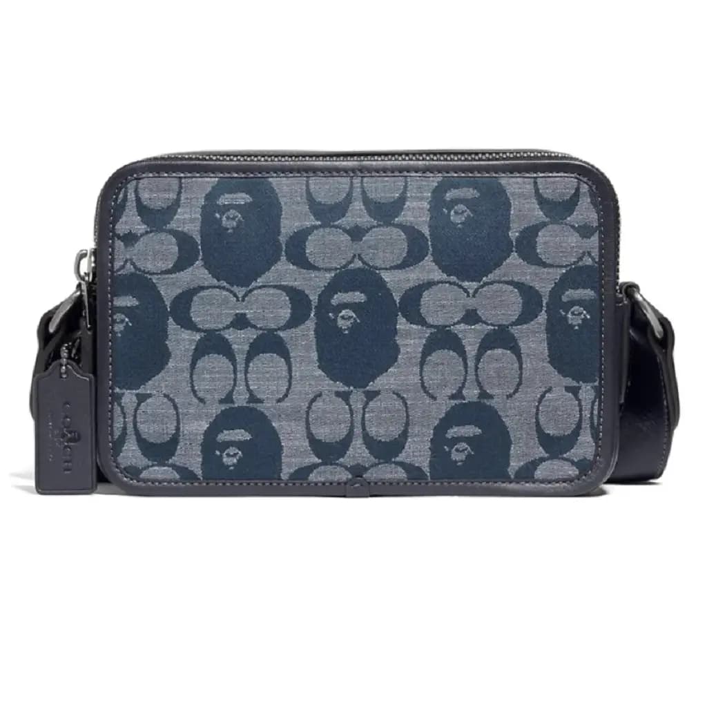 Túi Coach Box Crossbody x Bape 'Chambray' C5827-V5CMB