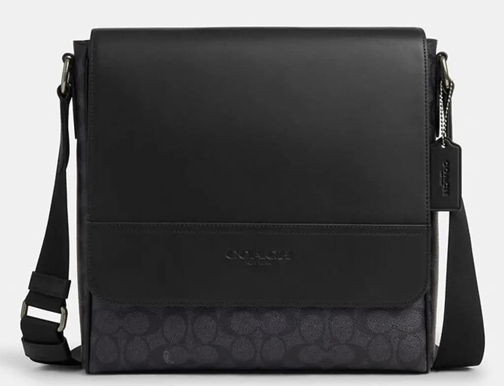 Túi Coach Houston 27 'Black' F573-QBMI5