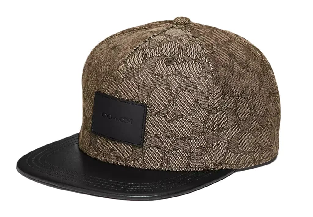 Mũ Coach Signature Flat Brim Hat 'Khaki' F68861
