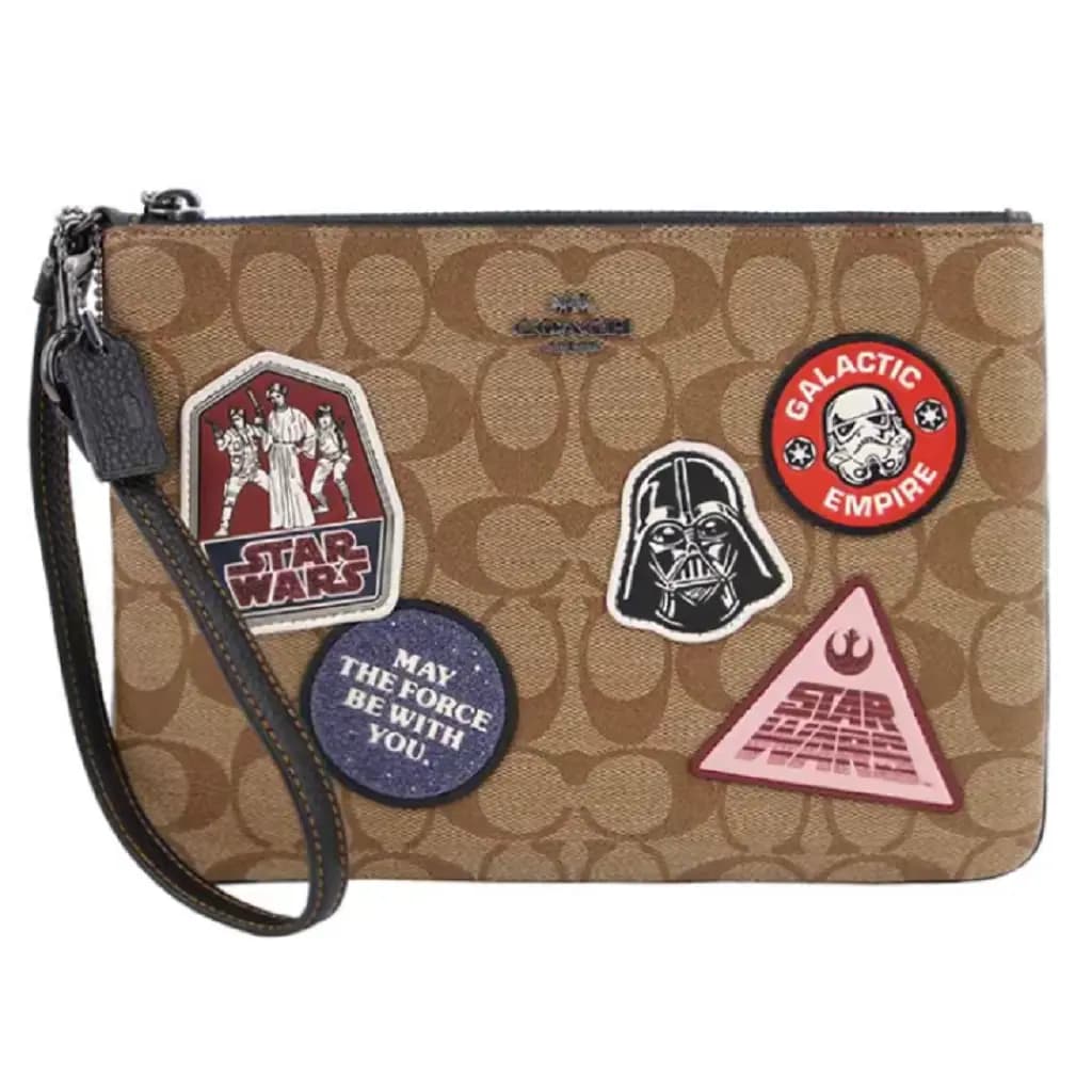 Túi Coach Gallery 24 x Star Wars 'Khaki' F88545-QBE7V