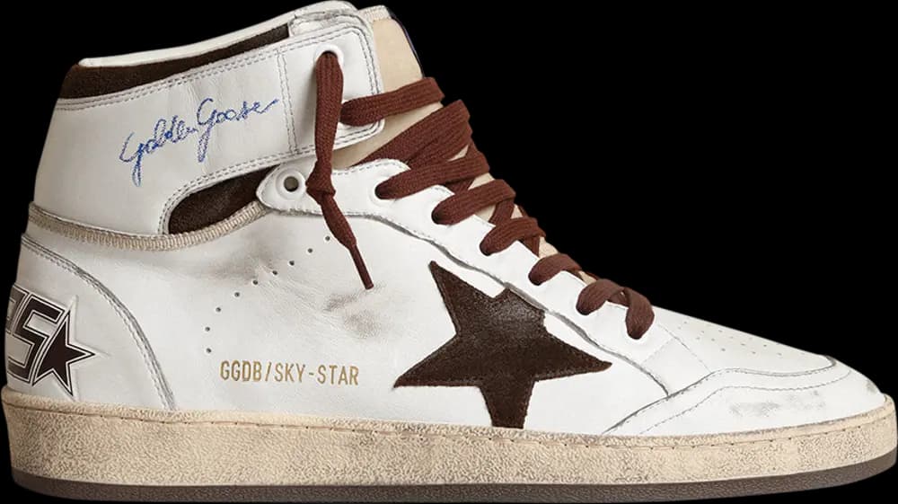 Giày Golden Goose Sky Star High 'Chocolate' GMF00230-F004005-11362