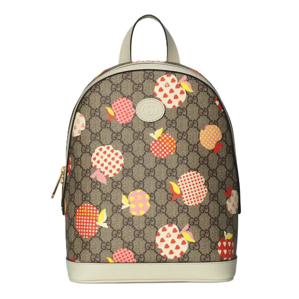 Balo Gucci Les Pommes Backpack 'Beige' 552884-22KGG-9768