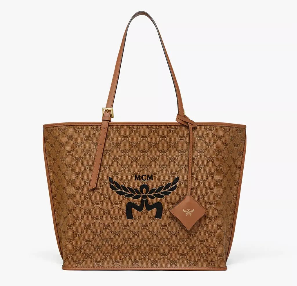 Túi MCM Himmel Shopper In Lauretos 'Cognac' MWPESAC03CO001