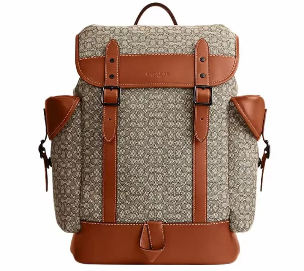 Balo Coach Hitch In Micro Signature 'Brown' CM387-URC