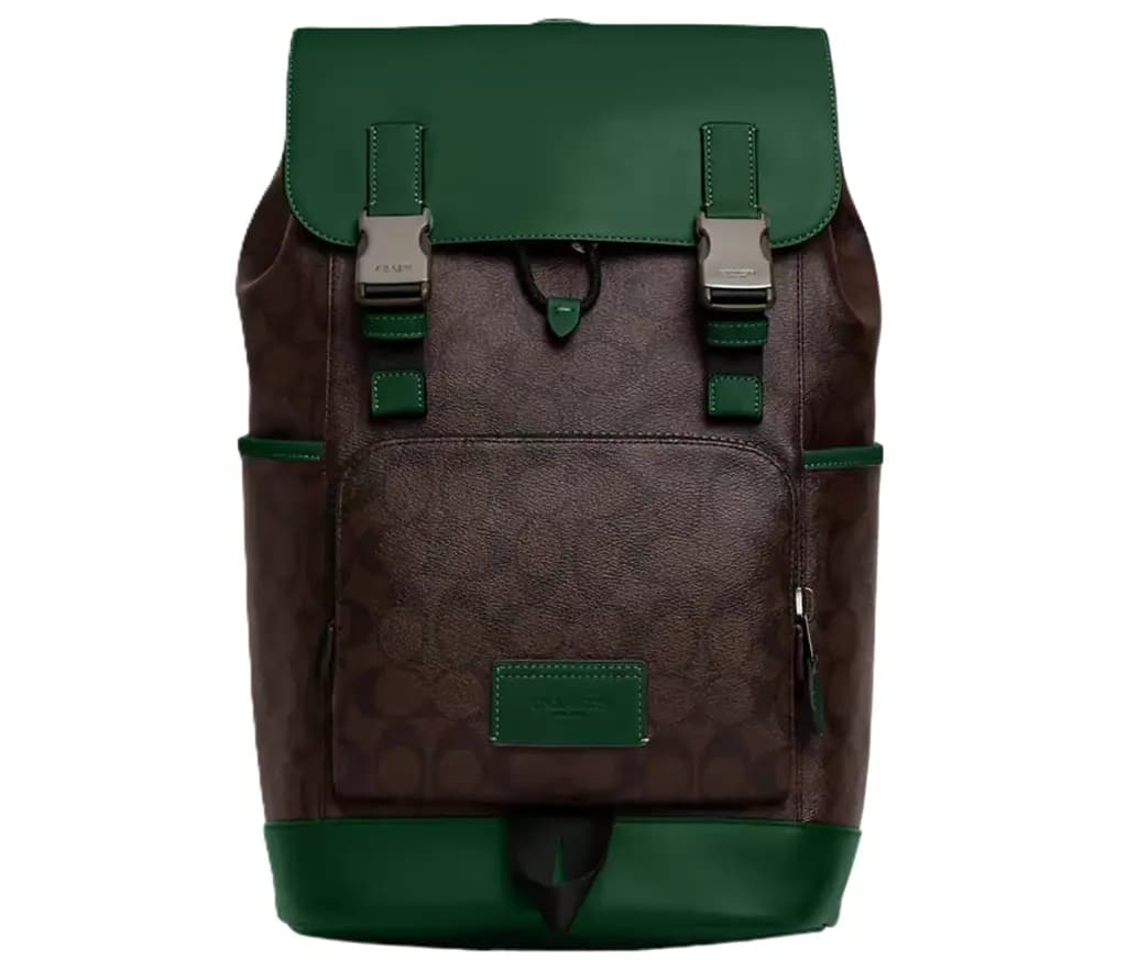 Balo Coach Track In Colorblock 'Green' CL417-QBW5I