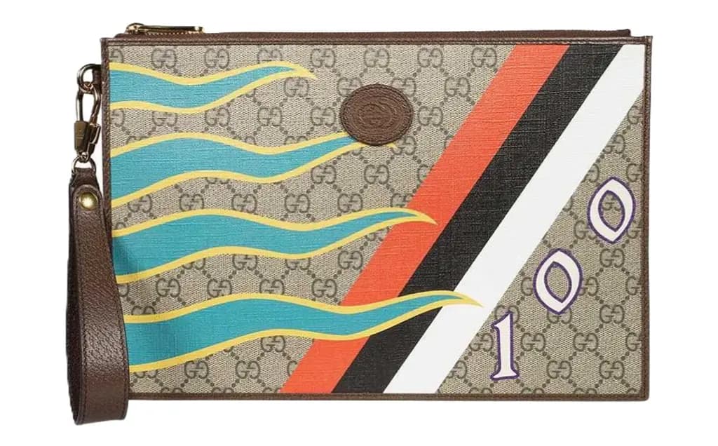 Túi Gucci Interlocking GG Patch 'Gucci 100' 672953-UQHFG-8679