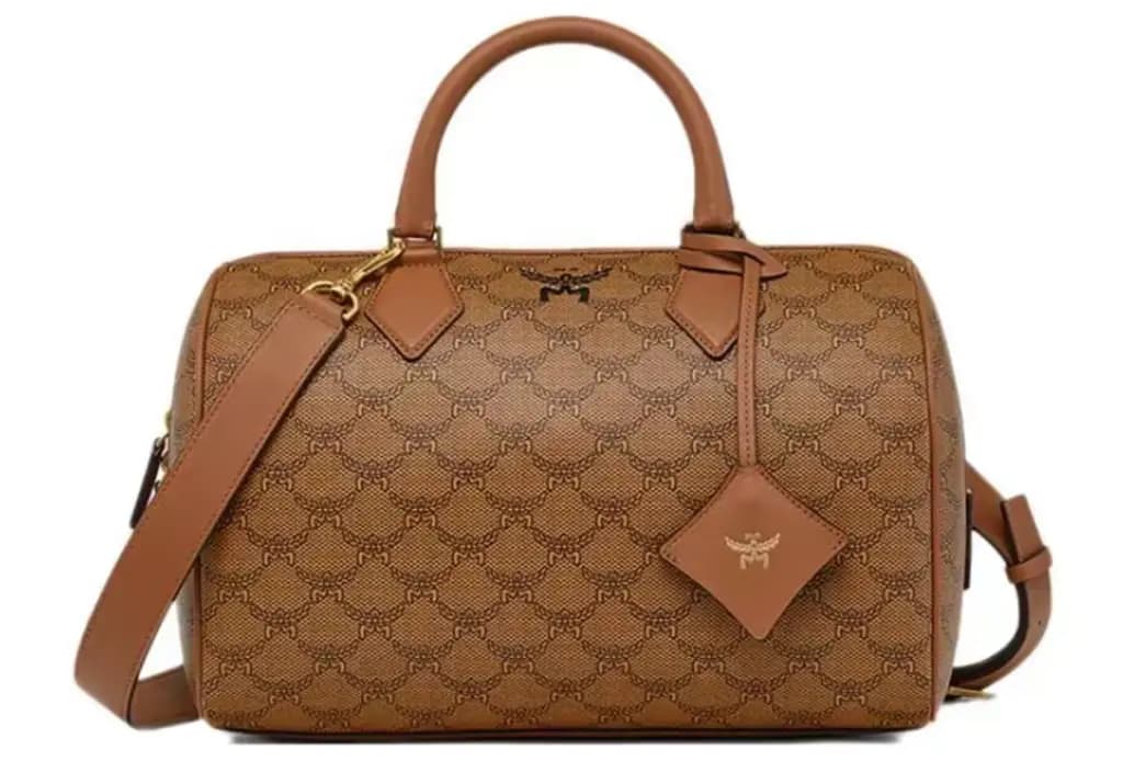 Túi MCM Medium Ella Boston Bag 'Cognac' MWBESEA07CO001