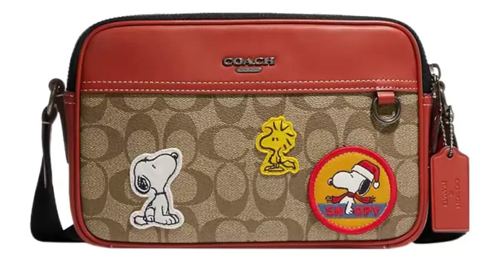 Túi Coach x Peanuts Graham Crossbody Signature 'Snoopy' CE746-QBE7V