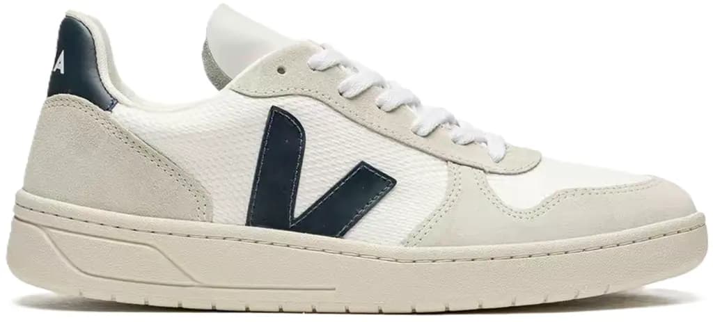 Giày Veja V-10 Panelled Low-Top 'White Beige' VX0101380