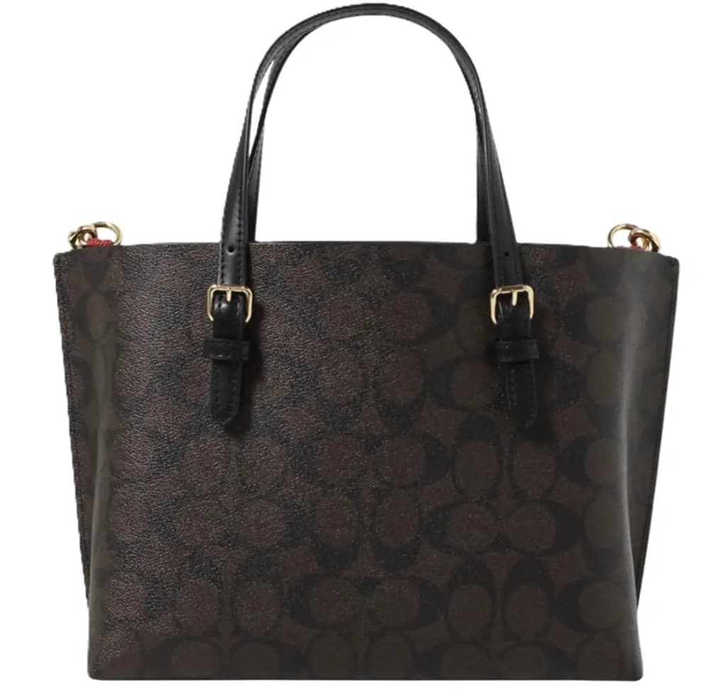Túi Coach Mollie 25 Tote Canvas 'Black' C4250-IMAA8