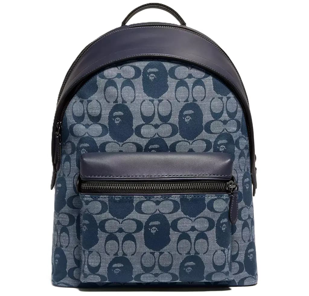 Balo Coach Coach x Bape Charter Chambray 'Blue' C4515-V5CMB