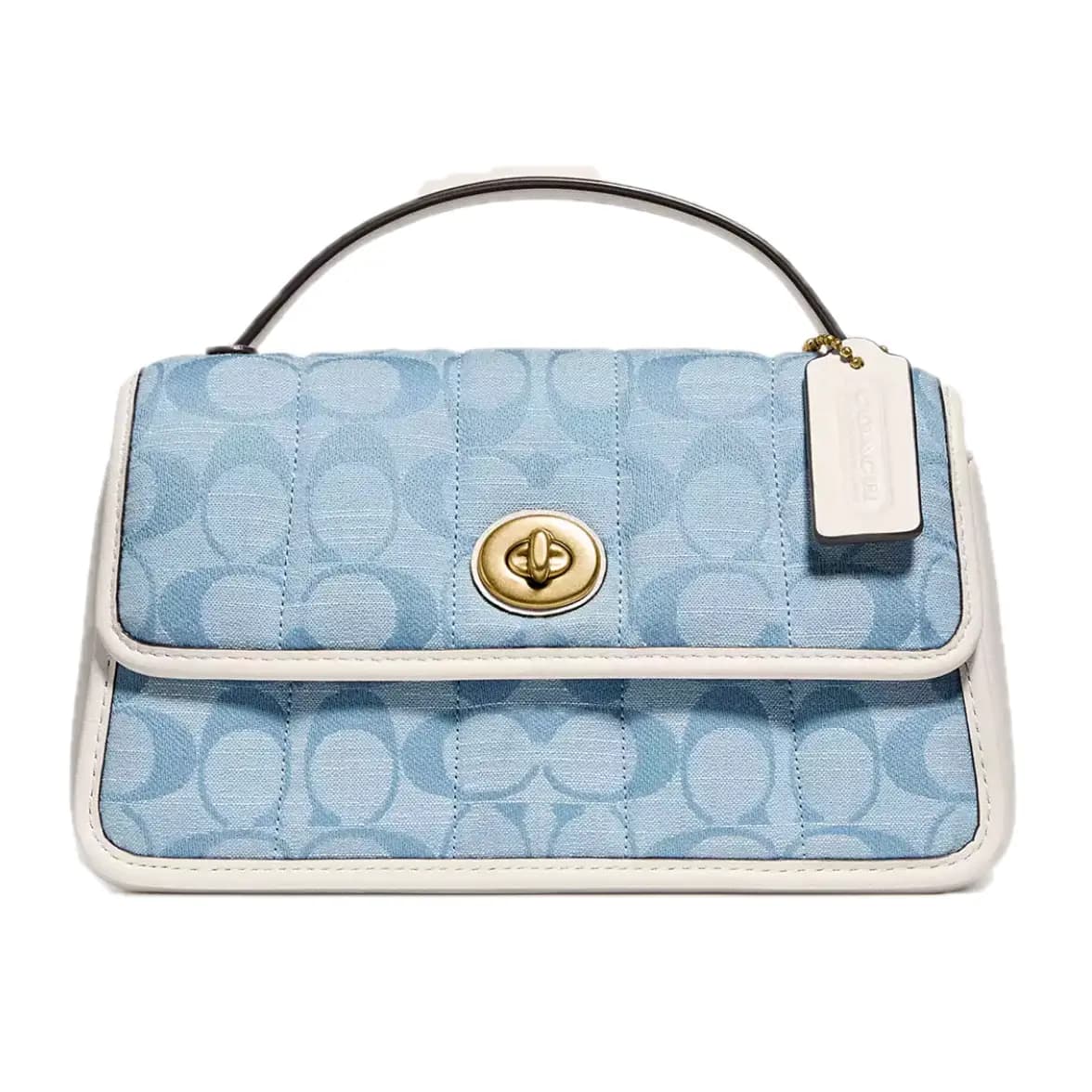 Túi Coach Turnlock 'Blue' C4690-B4SUX