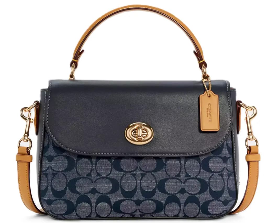 Túi Coach Marlie Top Satchel Chambray 'Blue' C4921-IMDEI