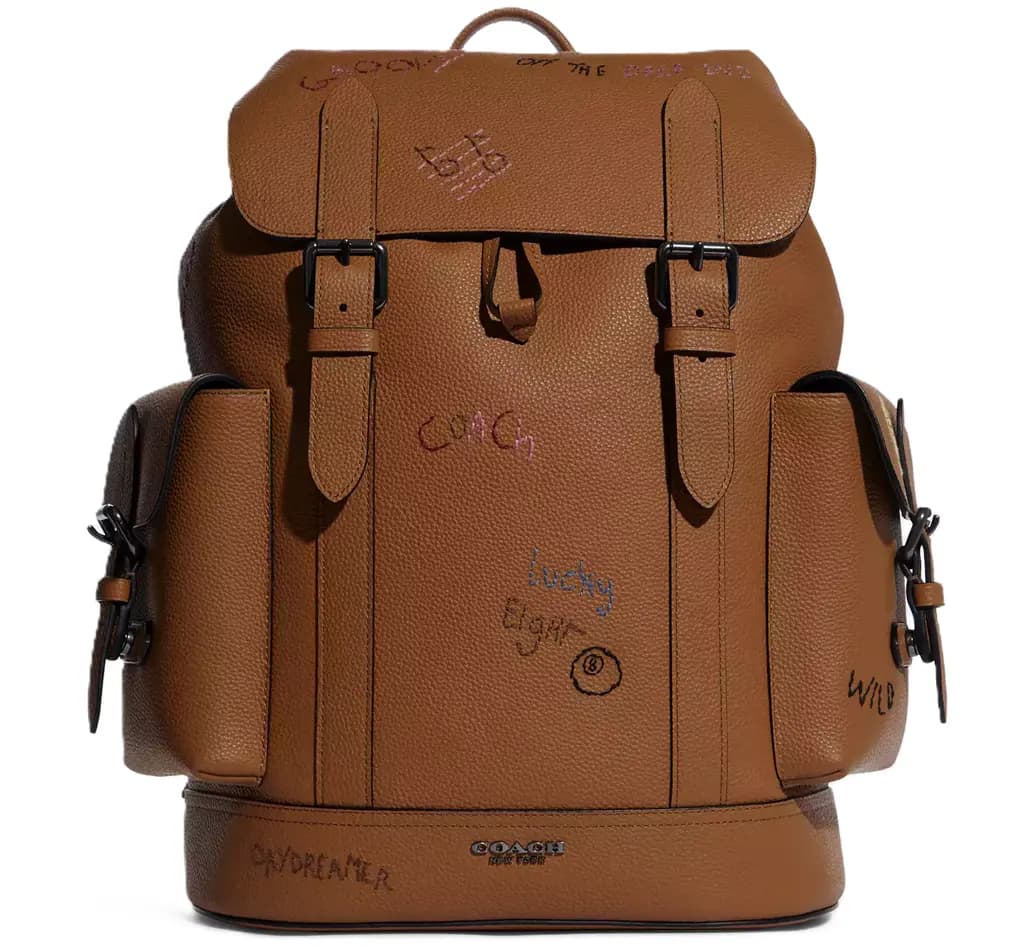 Balo Coach Hudson Backpack With Diary 'Brown' C8146-QBQUN