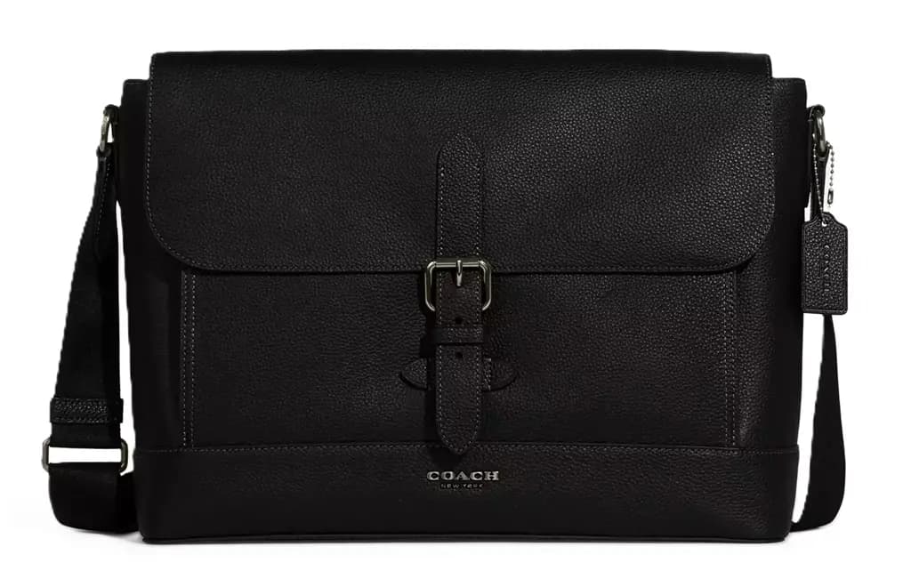 Túi Coach Hudson Messenger 'Black' CB841-QBBK