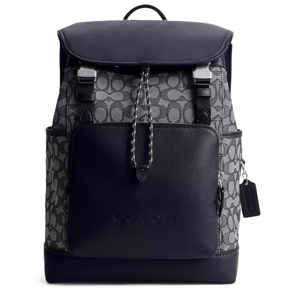 Balo Coach League Flap Jacquard 'Black' CC071-MI5