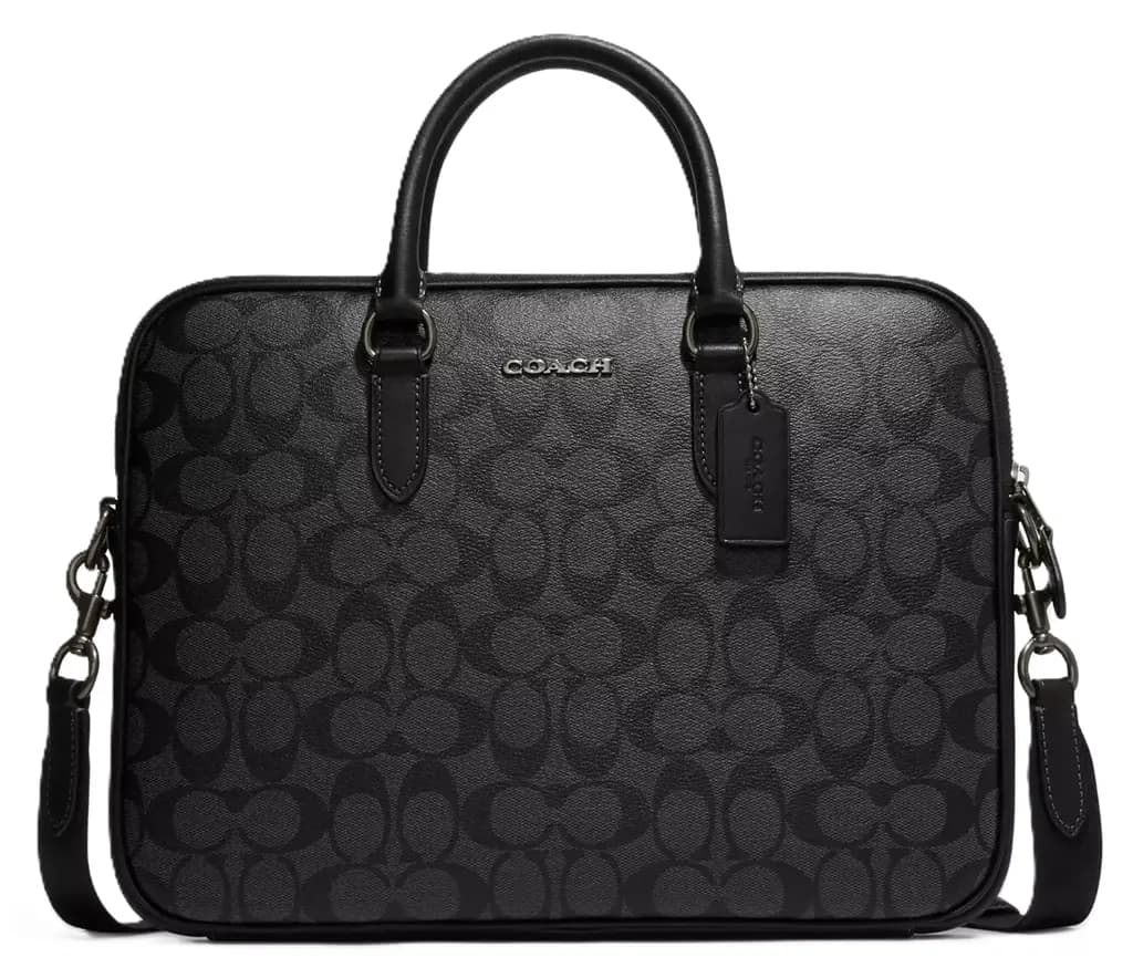 Túi Coach Liam Compact Brief 'Black' CJ630-QBO4G