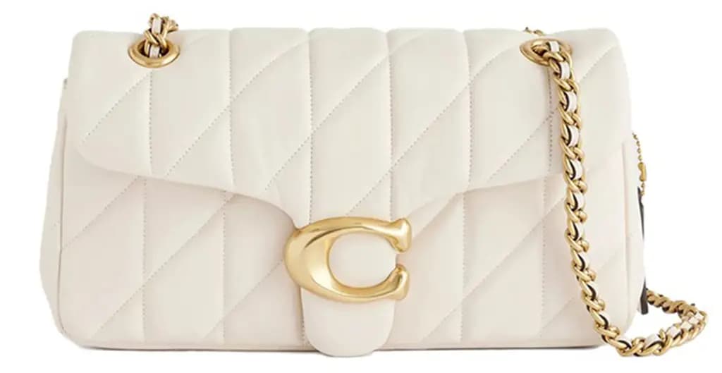 Túi Coach Tabby Nappa Leather Shouder Bag 'White' CP149-B4HA