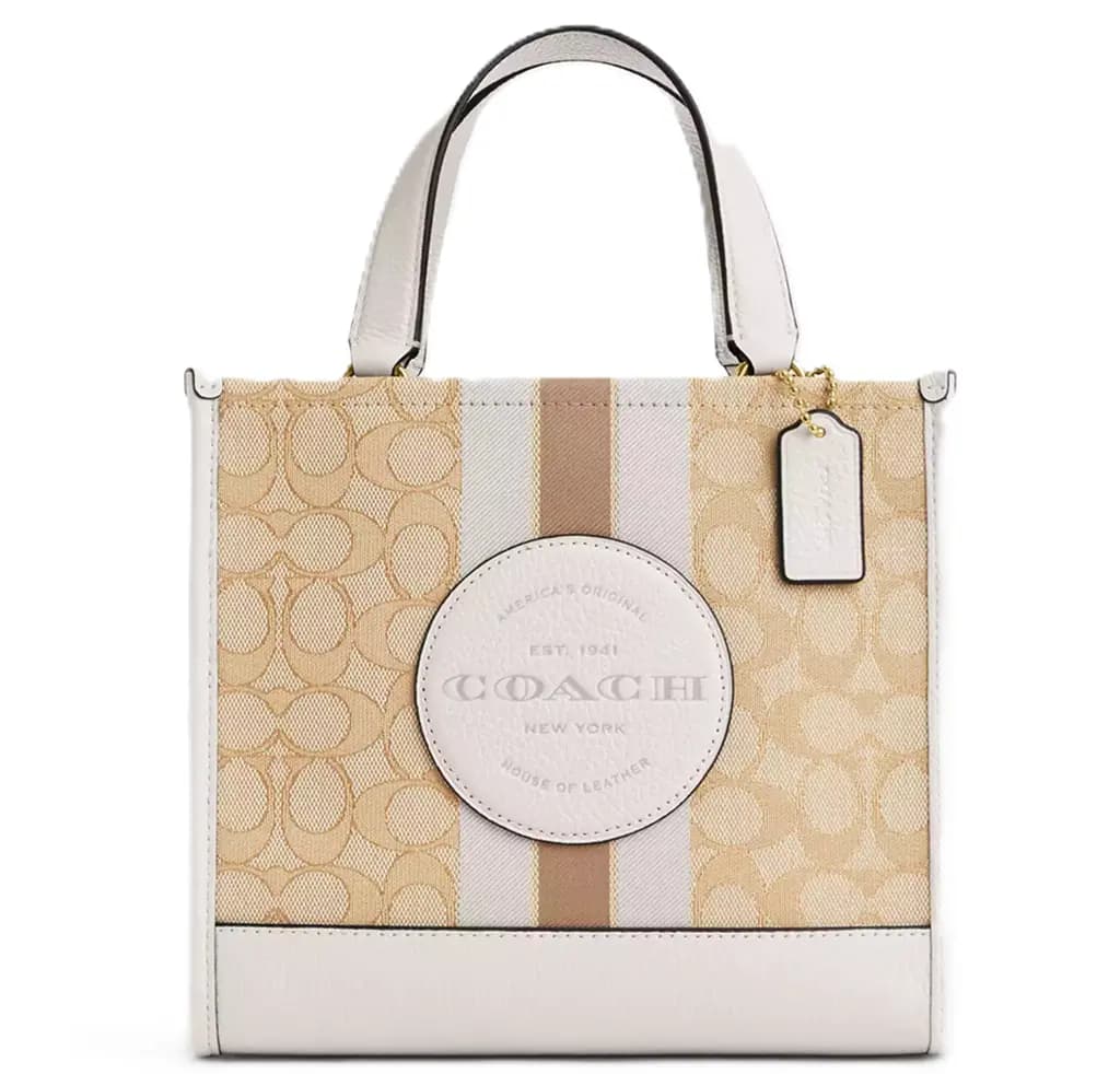 Túi Coach Small Shoulder Tote Bag 'White' CQ878-IMDQC
