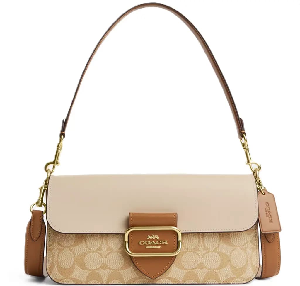 Túi Coach Morgan Blocked Signature Canvas 'Beige' CR332-IMWQ4
