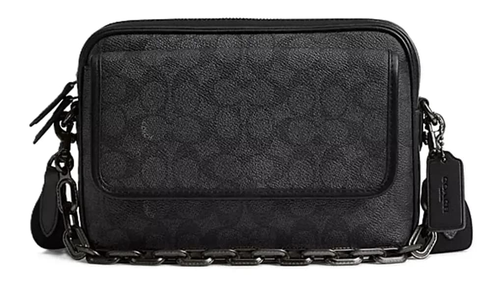 Túi Coach Charter Flap Crossbody 24 'Black' CR712-CHR