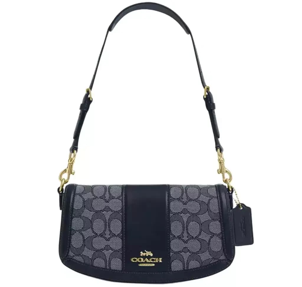 Túi Coach Shoulder Tote 'Dark Blue' CT767-IMX1X