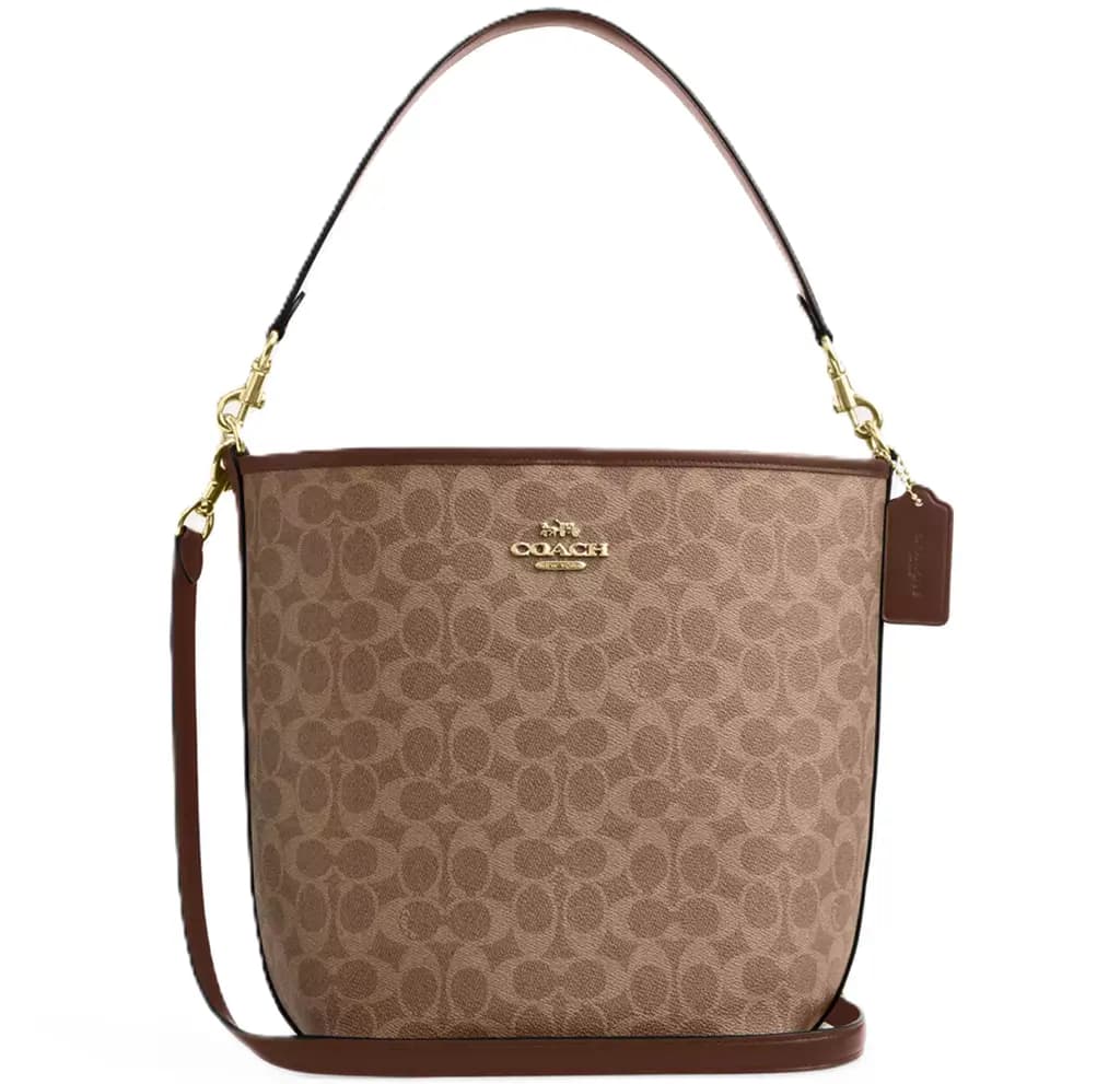 Túi Coach City Large Bucket Signature Canvas 'Tan' CT802-IMXHE
