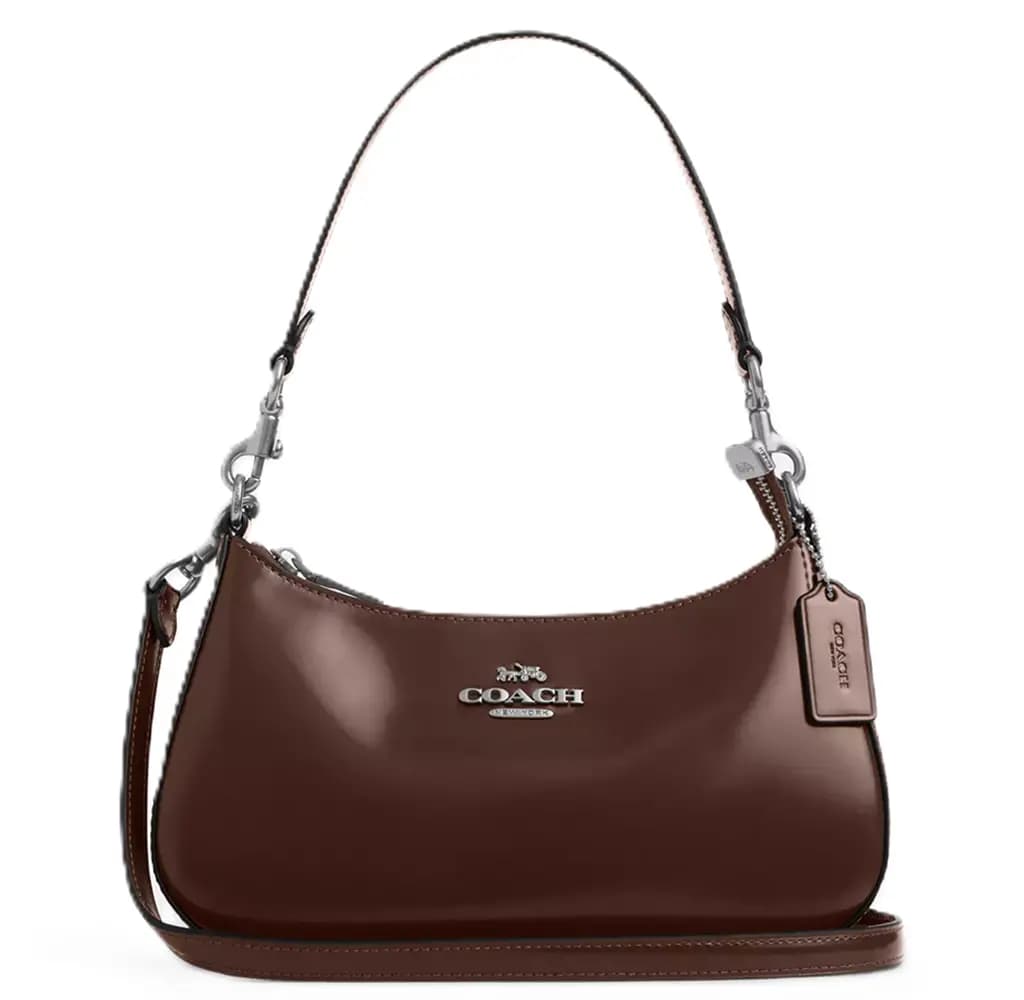 Túi Coach Teri Shoulder Bag 'Brown' CV938-SVMPL