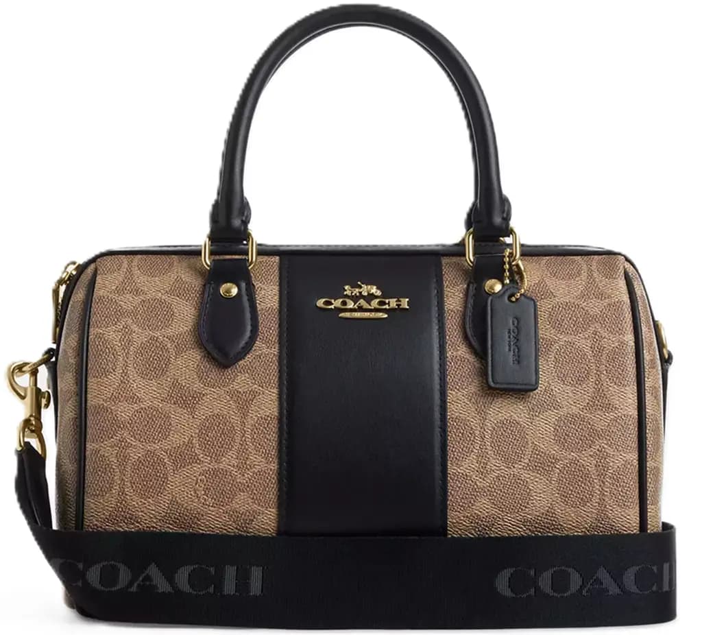 Túi Coach Rowan Satchel Bag Signature Canvas 'Tan' CW376-IMQRX