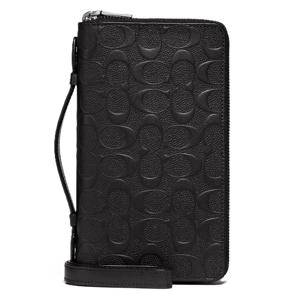 Túi Coach Double Zip Travel Organizer 'Black' 67637-QBBK