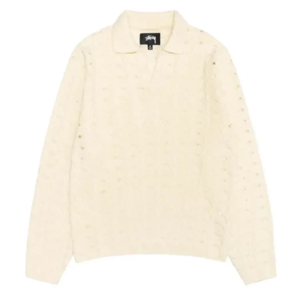 Áo Stussy Open Knit 'Pink' 117235