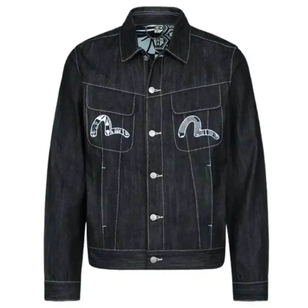 Áo Evisu AW23 Jeans Denim 'Blue' 2EAHTM3DJ1901RXCS
