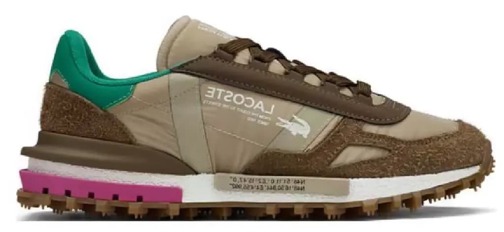Giày Lacoste Active Elite 'Brown' 48SMA0050-7B3