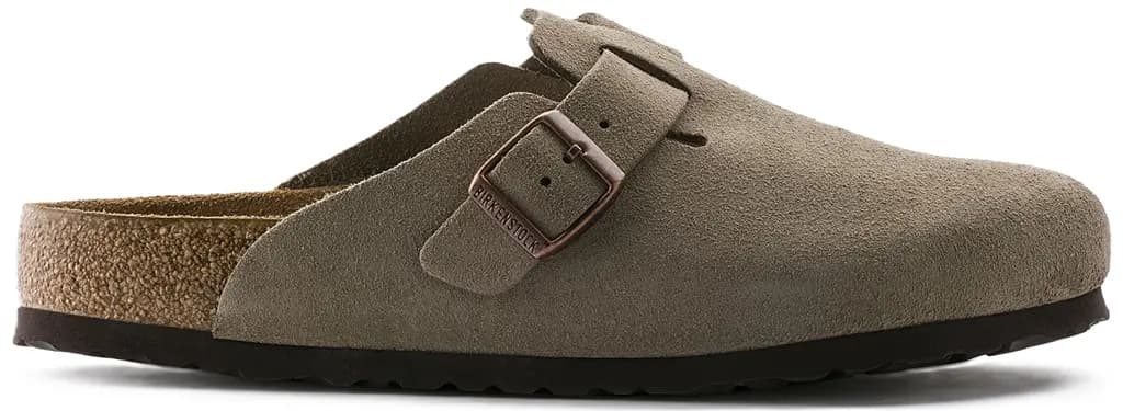 Dép Birkenstock Boston Soft Footbed 'Grey' 560773