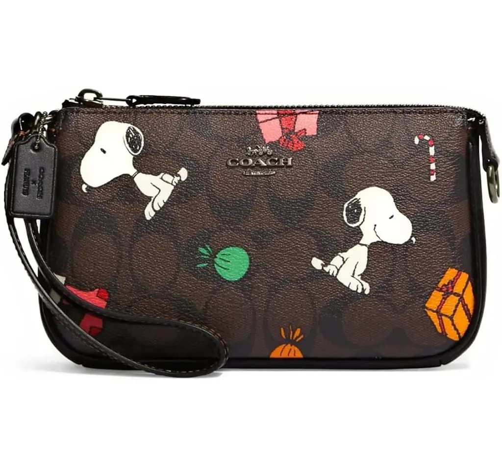 Túi Coach x Peanuts Snoopy Norita 19 Signature 'Brown' CE707-QBOSN