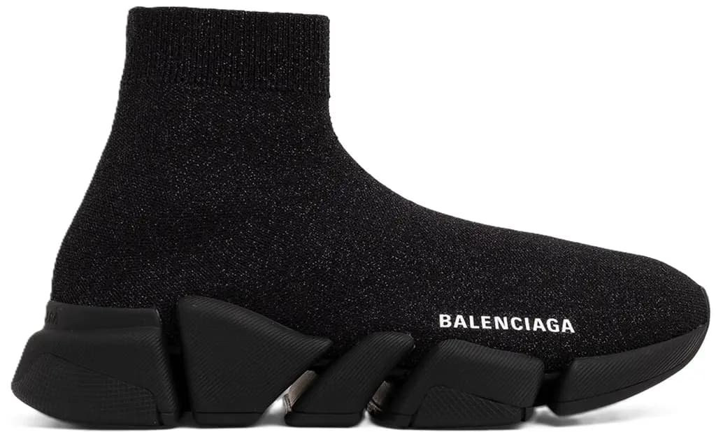 Giày Balenciaga Speed 2.0 'Shiny Black' 636833W2AF31000