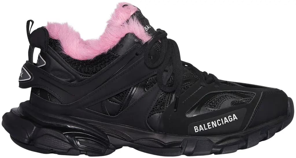 Giày Balenciaga Track Fake Fur 'Black Pink' 668555W3CQ61050