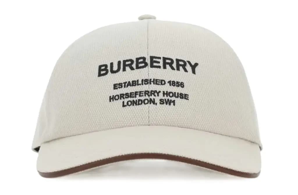 Mũ Burberry Women's Horseferry Motif Cotton 'Natural' 80680371