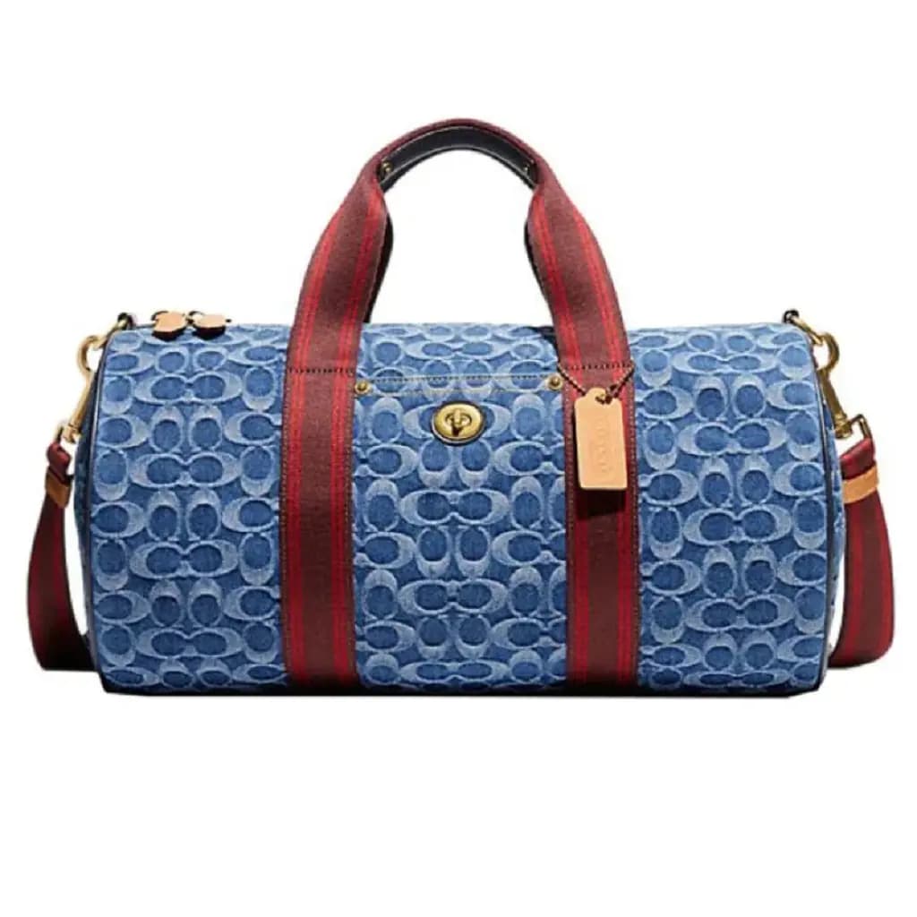 Túi Coach Duffle In Signature 'Blue' CA285-WAH
