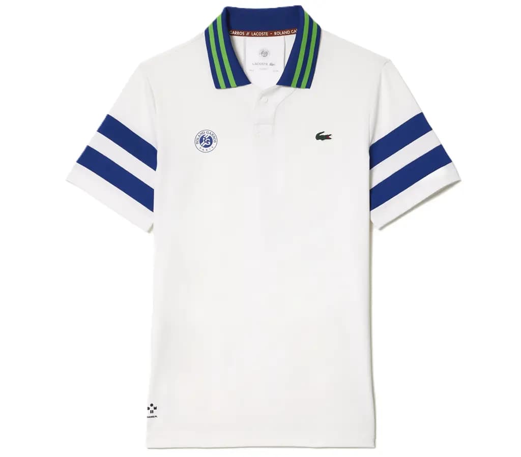 Áo Lacoste Daniil Medvedev Roland-Garros Edition 'White' DH7851-00-ITA