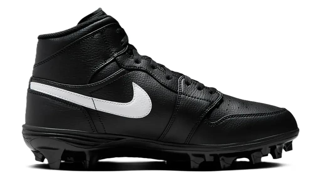 Giày Nike Air Jordan 1 Mid TD Cleat 'Black White' FJ6805-001