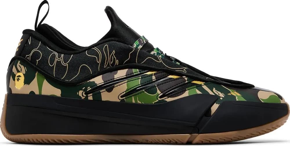 Giày Adidas Dame 9 x BAPE 'Black Green' JH6358