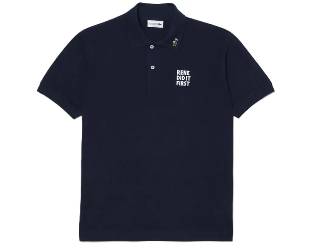 Áo Lacoste Rene Did It First 'Navy' PH8017-51-166