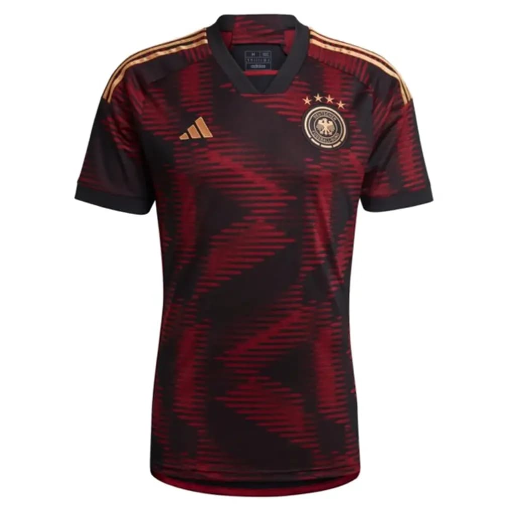 Áo Adidas Germany 22 Away Jersey 'Black Red' HJ9604