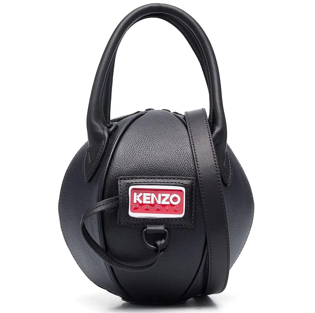 Túi Kenzo Ball Shaped leather bag 'Black' FD52SA728L4299