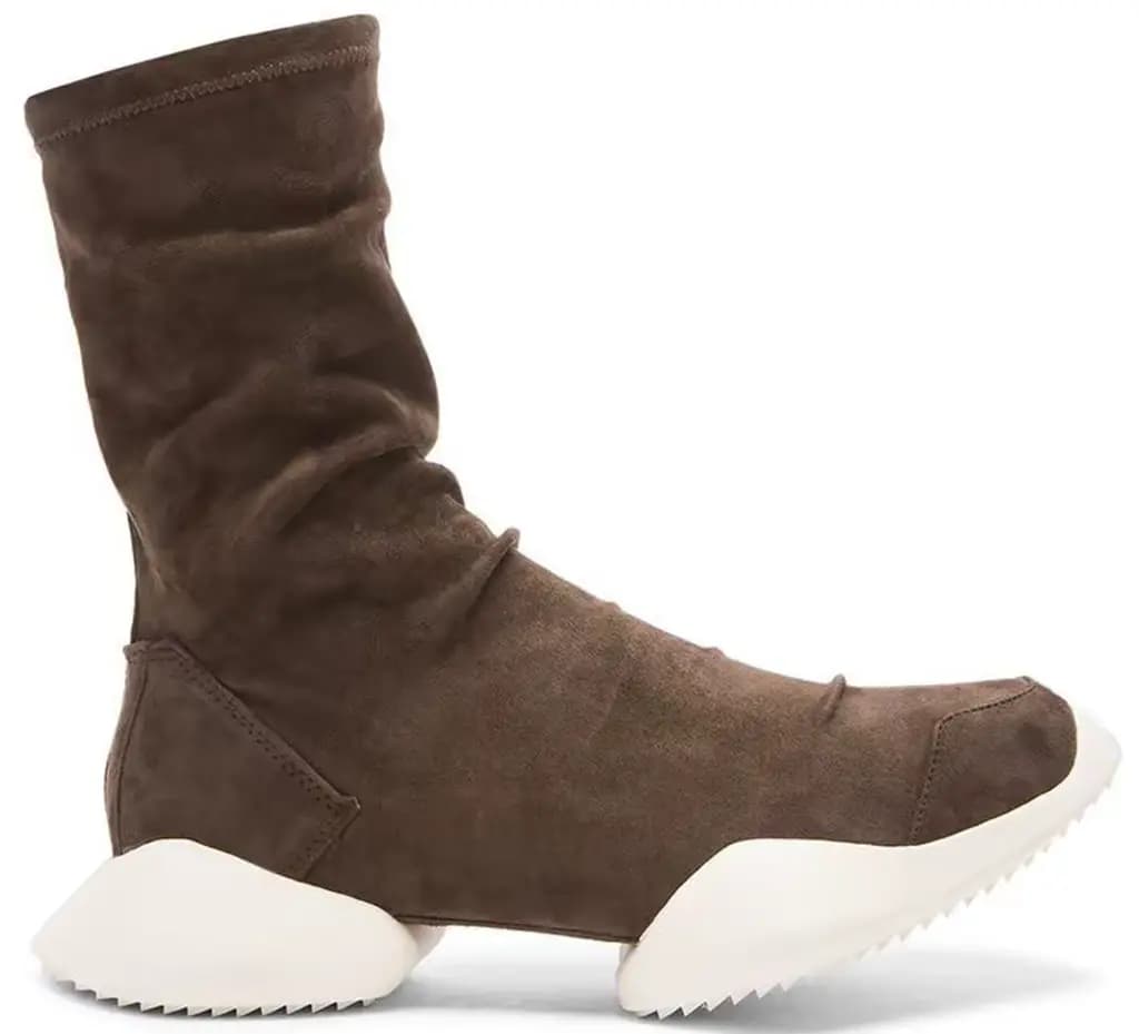 Giày Adidas Ankle Suede Vicious Sole x Rick Owens 'Brown' S78447