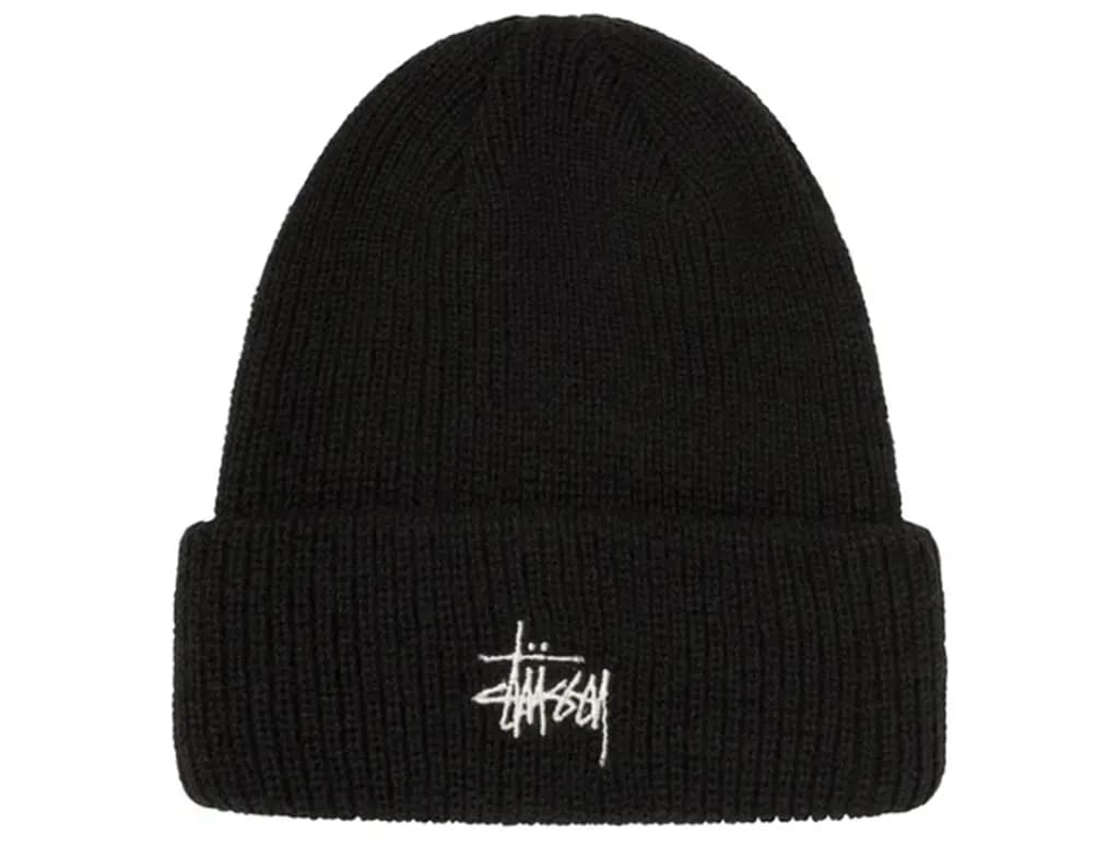 Mũ Stussy Basic Cuff Beanie 'Black' 1321007